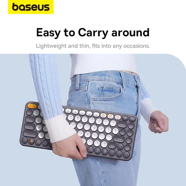 Baseus 블루투스 무선 키보드 5.0 - 편안한 타이핑을 위한 최고의 선택