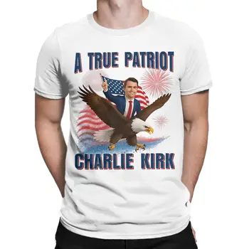 A True Patriot : Charlie Kirk Cotton T-Shirts - 10 colors