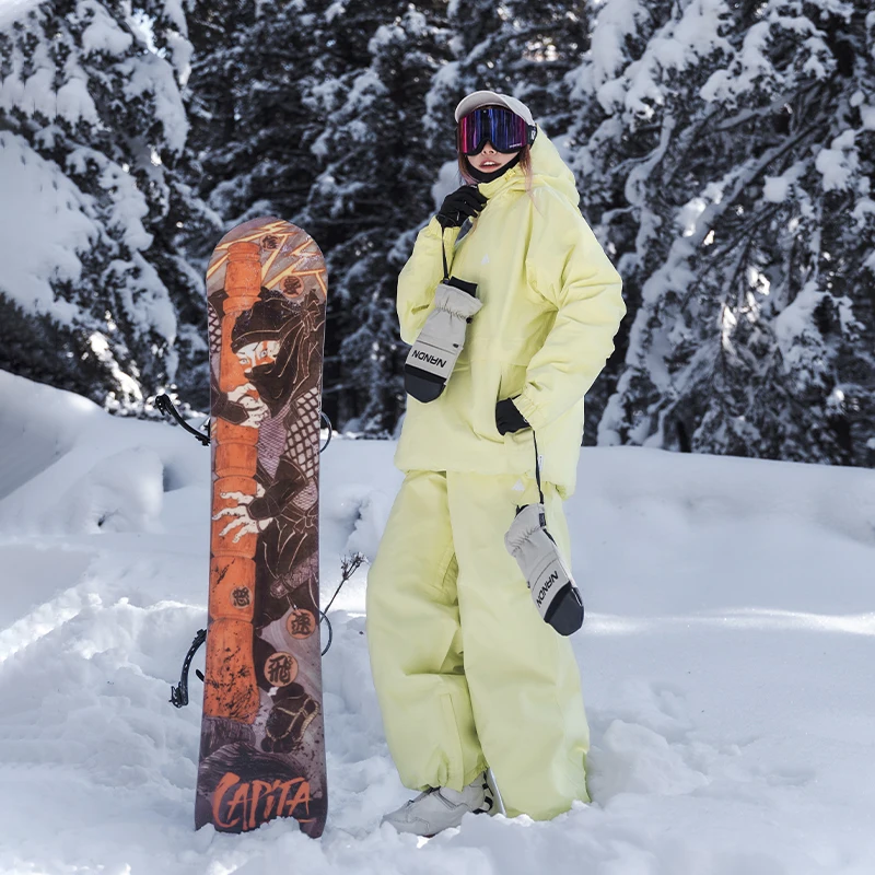 Ski suit jacket pants suit ski equipment snowboard waterproof warm wear-resistant