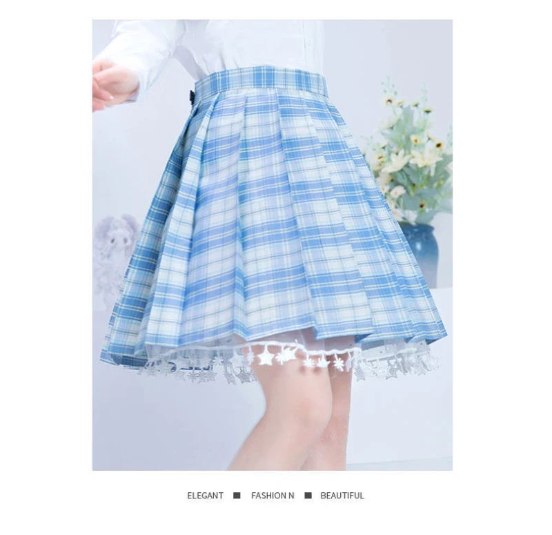 silk skirt JMPRS Lace Star Women Skirt White Summer High Waist Dance Mini Ball Gown Skirt Cute Harajuku Sexy Mesh Girls Japan Faldas 2022 slazenger skort