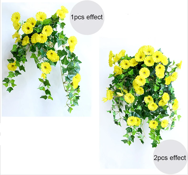 10 fasci di fiori artificiali multicolore, resistenti ai raggi UV per