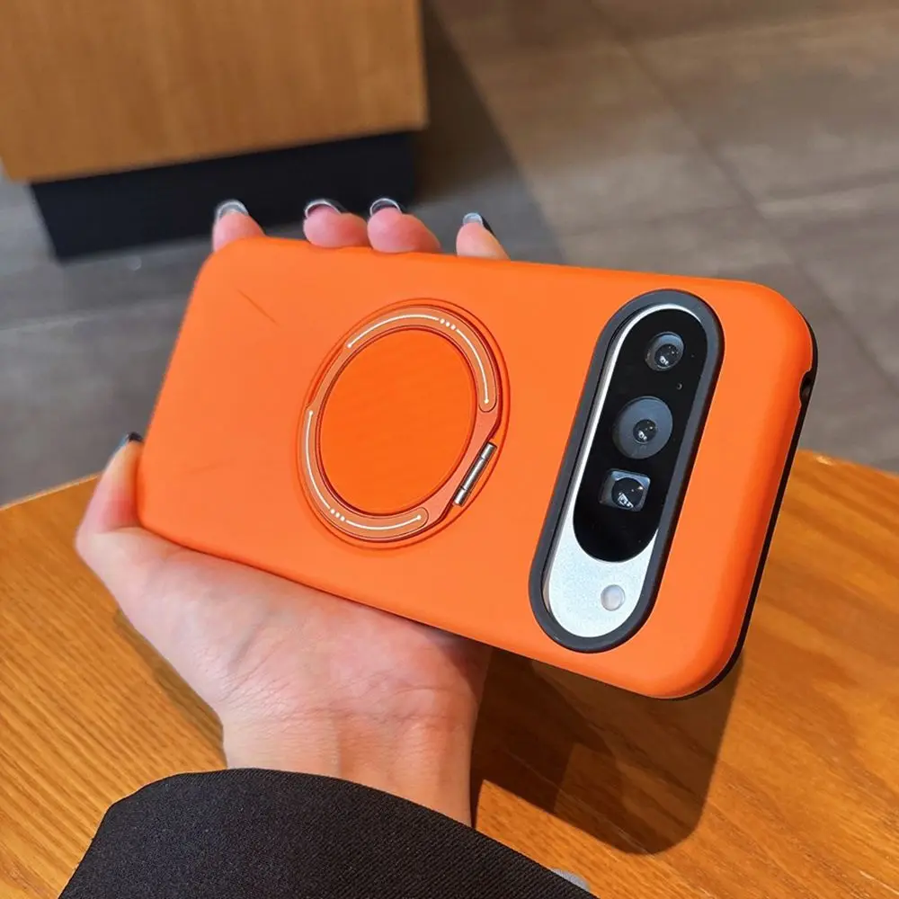 Luxury 360° Magnetic Metal Phone Case with Shockproof Stand Holder