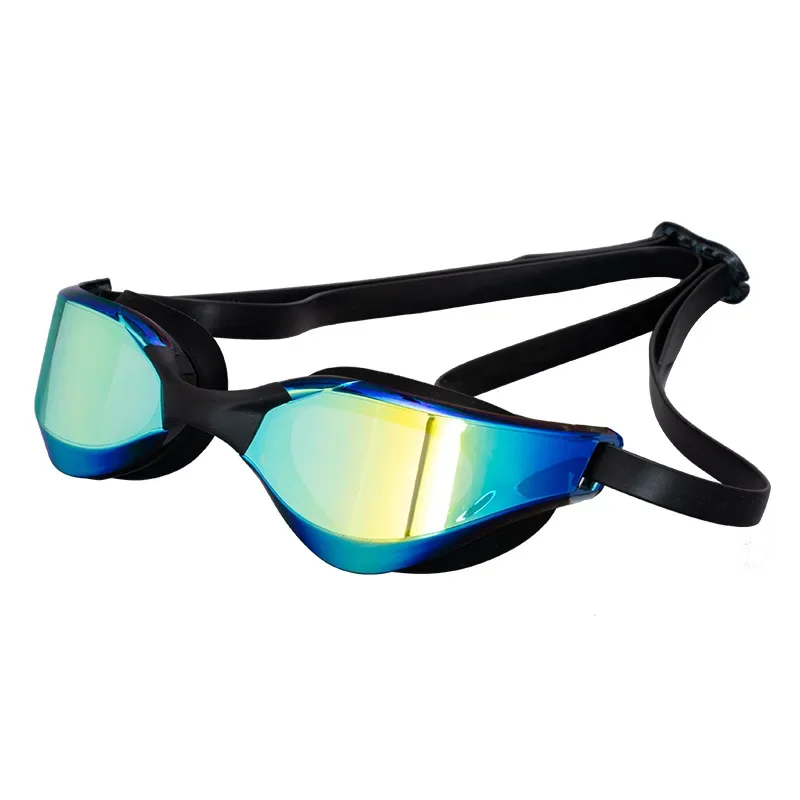 Silicone Swim Goggles Anti-fog UV Plating Pool Glasses Men Women Swimming Eyewear 2