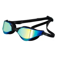 Silicone Swim Goggles Anti-fog UV Plating Pool Glasses Men Women Swimming Eyewear 2