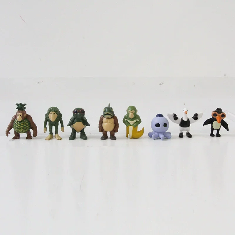 Grappige Actiefiguren Tung Tung Tung - Set Van 8 Gekke Dierfiguren Voor Op Je Bureau