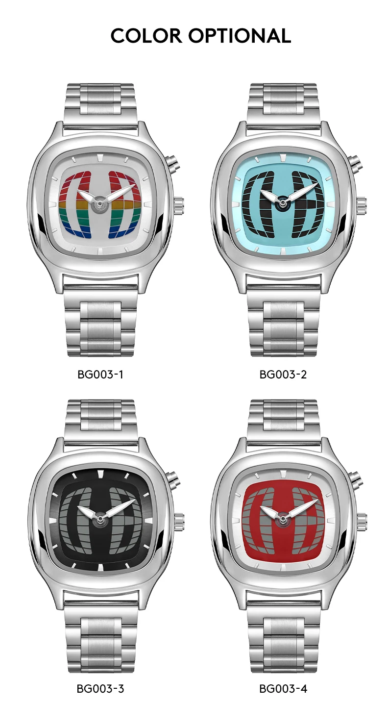 New Digital Display Vintage Waterproof Quartz Watches Men Y2K