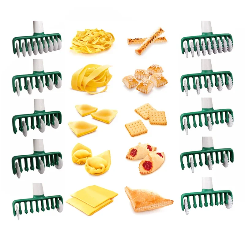 Dough Cutter Multifunction Kitchen Tool Roller Noodle Cutter PIzza Roller Plastic Noodle Knife Pasta Instant Tools