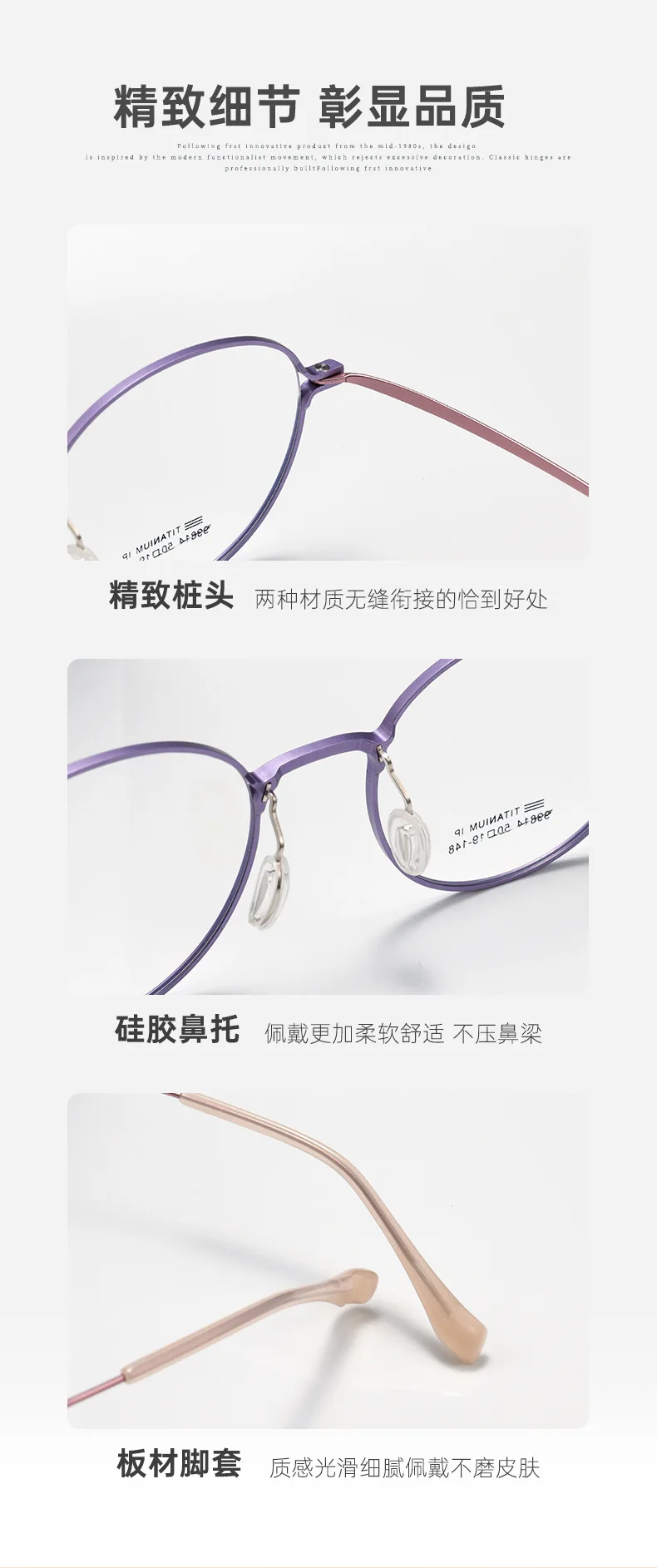 CCspace Women's Full Rim Eyeglasses Image 3