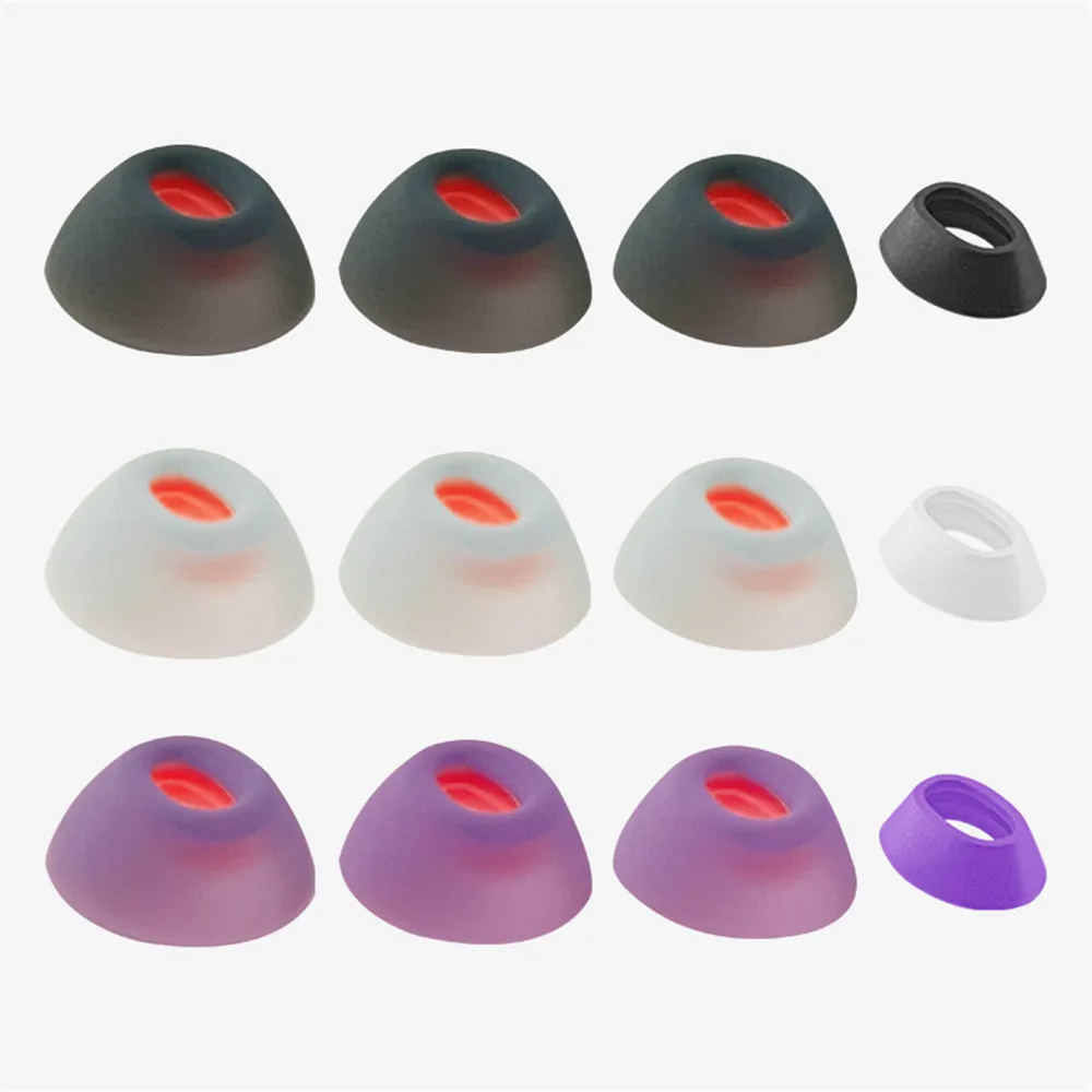 For JBL Tune Flex Soft Silicone Eartips Wireless Earphone Kits Accessories Earbuds Tips Gels Headphone Earcaps Earplugs Eargel