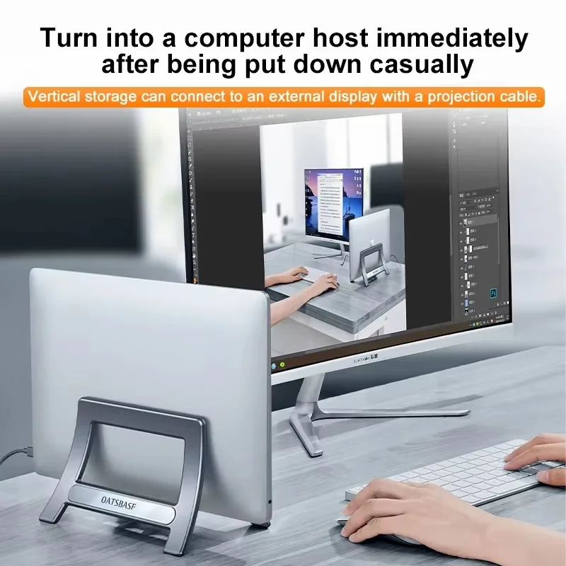 Eary Vertical Laptop Stand Holder for MacBook Air Pro Surface/Tablet/HP/Dell Gravity Notebook Stand ABS Support Up to 17.3 inch