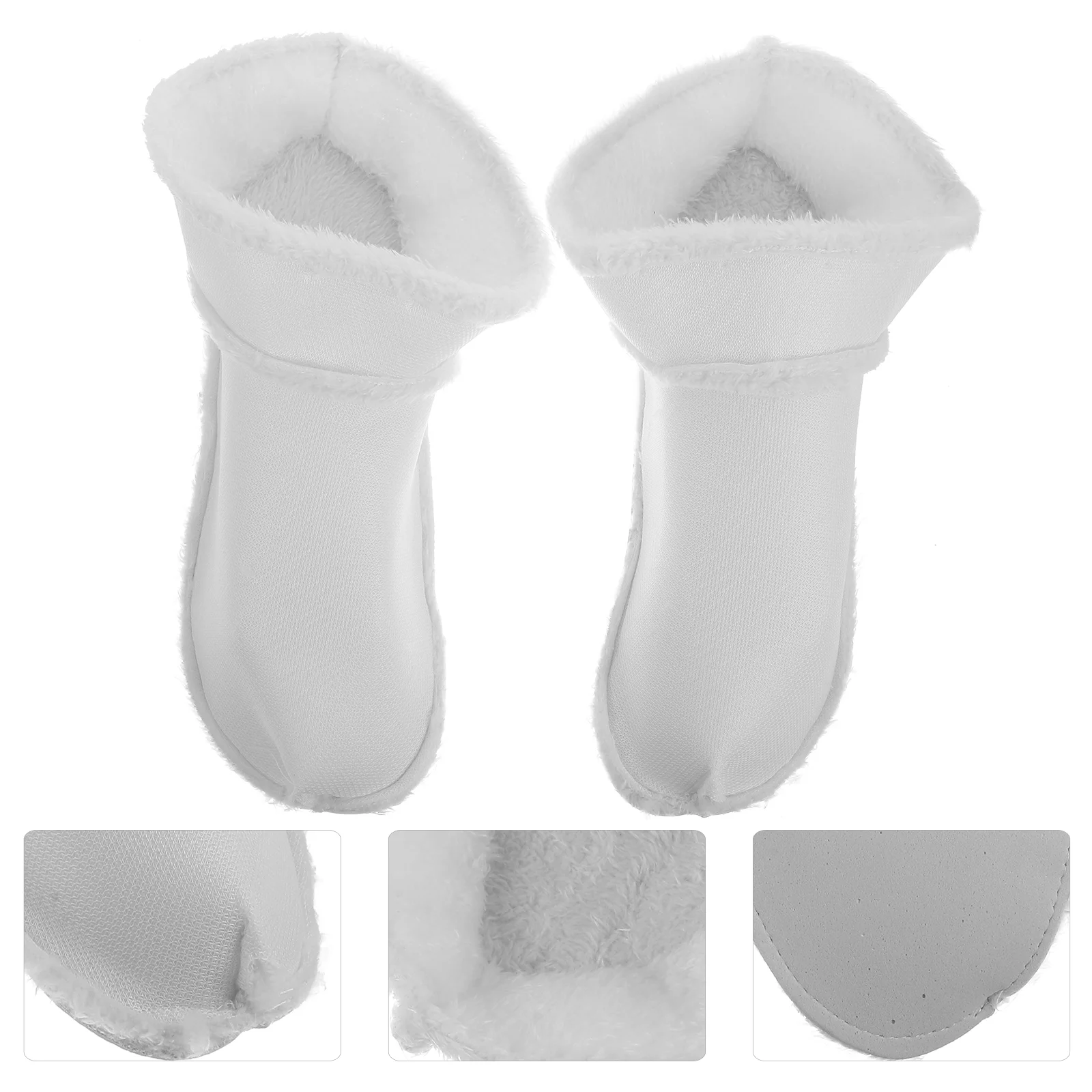 

1 Pair Slippers Liner Winter Warm Shoe Liners Thickened Plush Insoles Removable Slippers Liners
