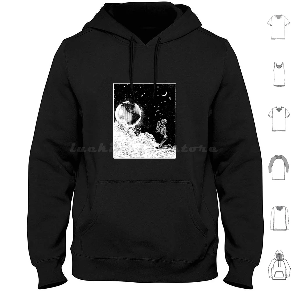 

Винтажная эстетика, молитвенный скелет в космосе, оккультная Готическая толстовка, хлопок, длинный рукав, скелет, молитва, оккультная эстетика