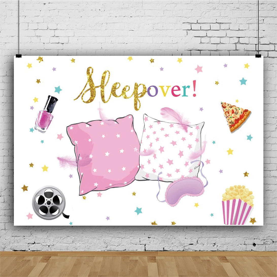 Laeacco Sleepover Ƽ  Sleepover   ο ũ ҳ Ƽ  ʻȭ    