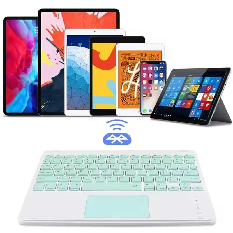 Universal Touch keyboard for Samsung Galaxy Tab S10 S9 S8 Ultra FE A9 Plus Tablet Keyboard for iPad Pro Air Bluetooth Keyboard wireless keyboard tablet keyboard ipad keyboard tablet keyboard case bluetooth keyboard case