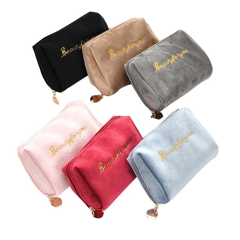 Women's Big Open Cosmetic Bags Pu Lipstick Cosmetic Bag Mini Coin