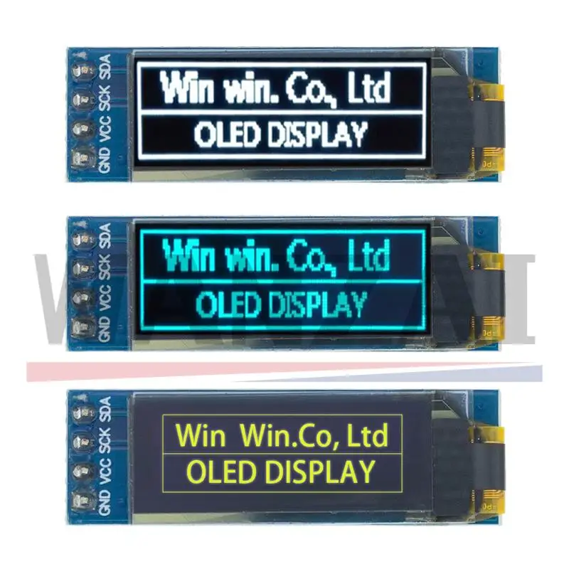 0,91 inch OLED modul 0.91 "weiß/Blau OLED 128X32 OLED LCD LED SSD1306 Display Modul 0.91" IIC kommunizieren für arduino