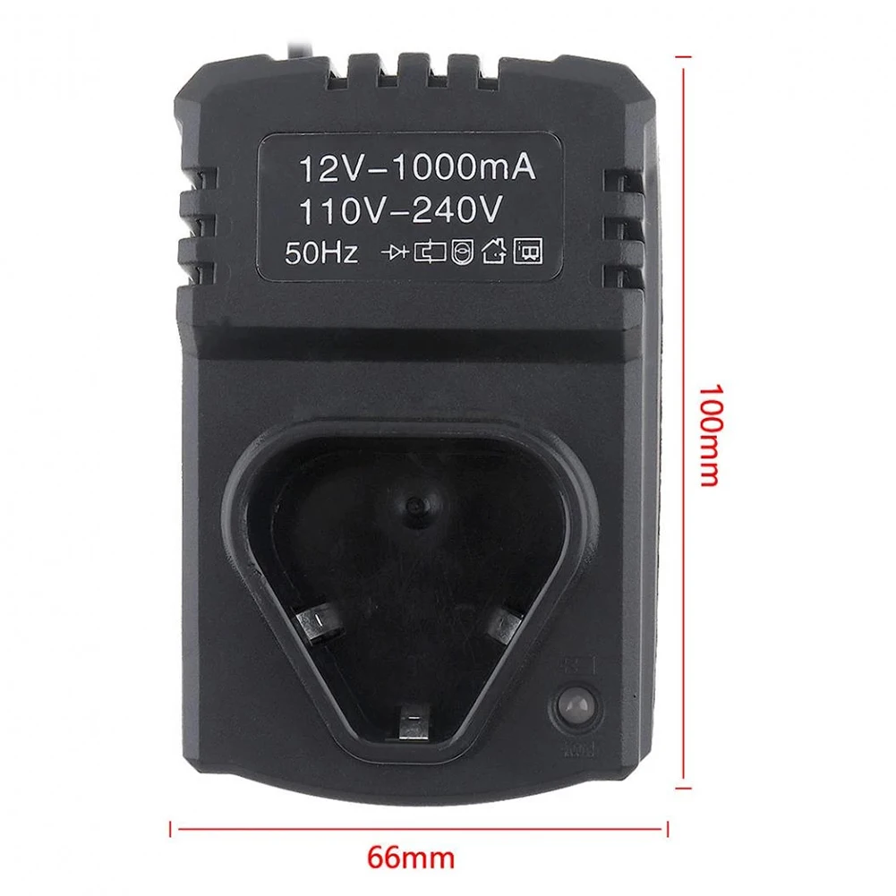 Power Tool Part DC US/EU Li-ion Rechargeable Charger Support 110-240V Black For Electrical Lithium Drill 12V Lithium Screwdriver