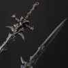 World of Warcraft  Anime Figure Arthas Menethil Lich King Frostmourne Sword Set  Peripheral Metal Weapon Model Boy Gift Toy Game 4