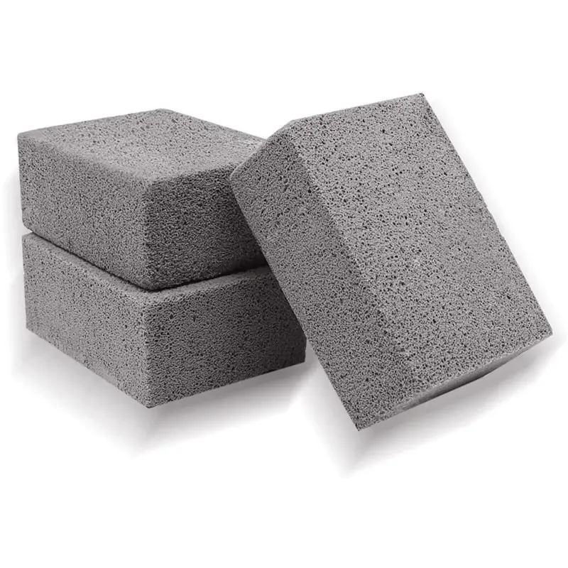 EW Household Outdoor Barbecue Cleaning Brick Barbecue Grill Pumice Cleaning Brick Baking Tray Tool High Temperature Resistant Pu