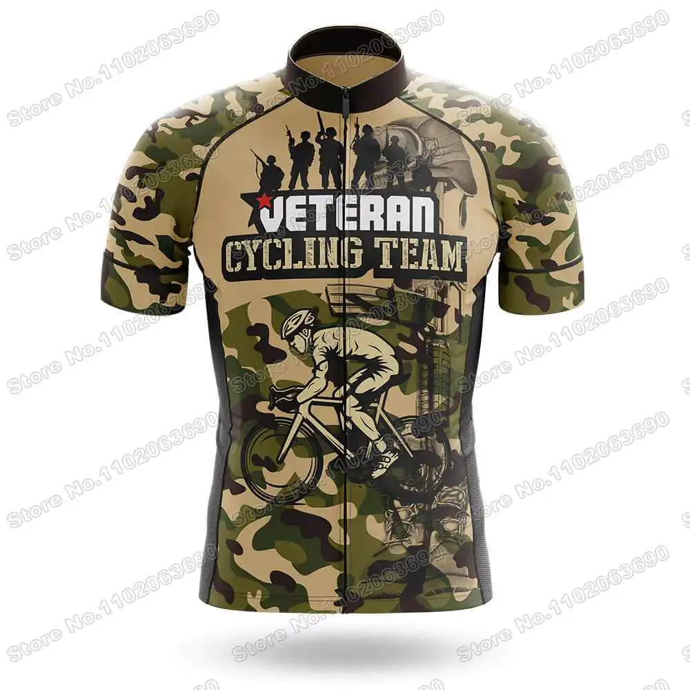 Vintage Veteran Cycling Team Cycling Jersey Set Retro Clothing Men Road Bike Suit Bicycle Shirts MTB RIding Uniform