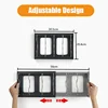 Expandable Pot And Pan Organizers Rack Stainless Steel Kitchen Cabinet Pantry Bakeware Holder Drying Cookware Shelf Kitchen Tool 6