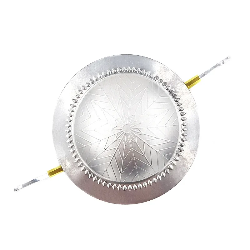 CY 1개, 44.4mm 트위터 코일용, 하이볼 탑, 나뭇잎 패턴, 티타늄 필름 원형 수리 부품 8옴