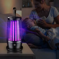 Lampe anti-moustiques, répulsif d'insectes, sans rayonnement, silencieux, piège à insectes électrique, recharge USB, répulsif anti-moustiques d'extérieur 2