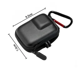 Compact Protective Quick-Release Camera Storage Bag - Black Half Zip