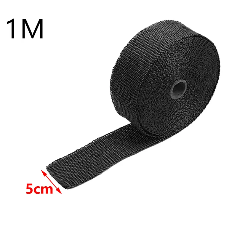 Enhanced Heat-Resistant Motorcycle Exhaust Insulation Wrap
