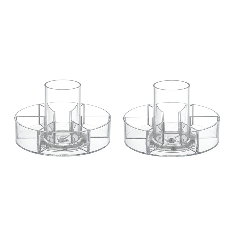 

Cosmetic Storage Rack Makeup Turntable Organizer Rotating Tray For Jewelry Multifunctional Storage Box