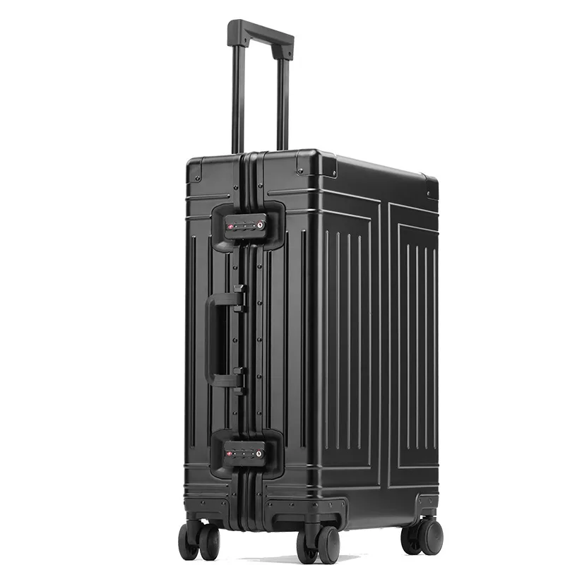 New travel suitcase on Universal wheels Aluminum magnesium alloy Cabin