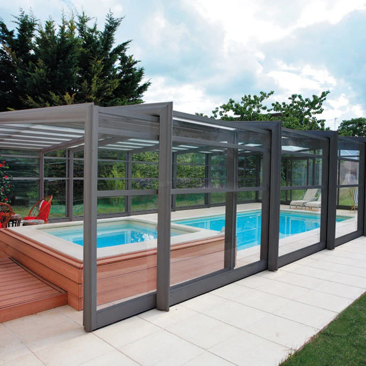 Albixon Monaco Future couverture de piscine transparente 6