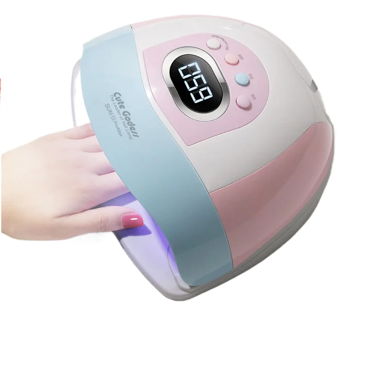 네일 아트 광선 요법 램프 건조기, 네일 광택제 접착제 베이킹 램프, 220W 고출력, 빠른 건조, 스마트 스토어, 가정용 신제품