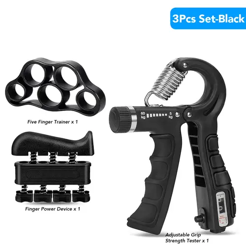 5-60Kg Adjustable Heavy Hand Gripper Fitness Hand Exerciser Grip Wrist Training Finger Gripper Hand Strengthener for Patient - Image 8