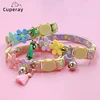 Cute Pet Collar,adjustable Cat Collars with Flower Tassel Decoration, Safety Buckle Bell To Prevent Lost Cat Collar,pet Supplies 1