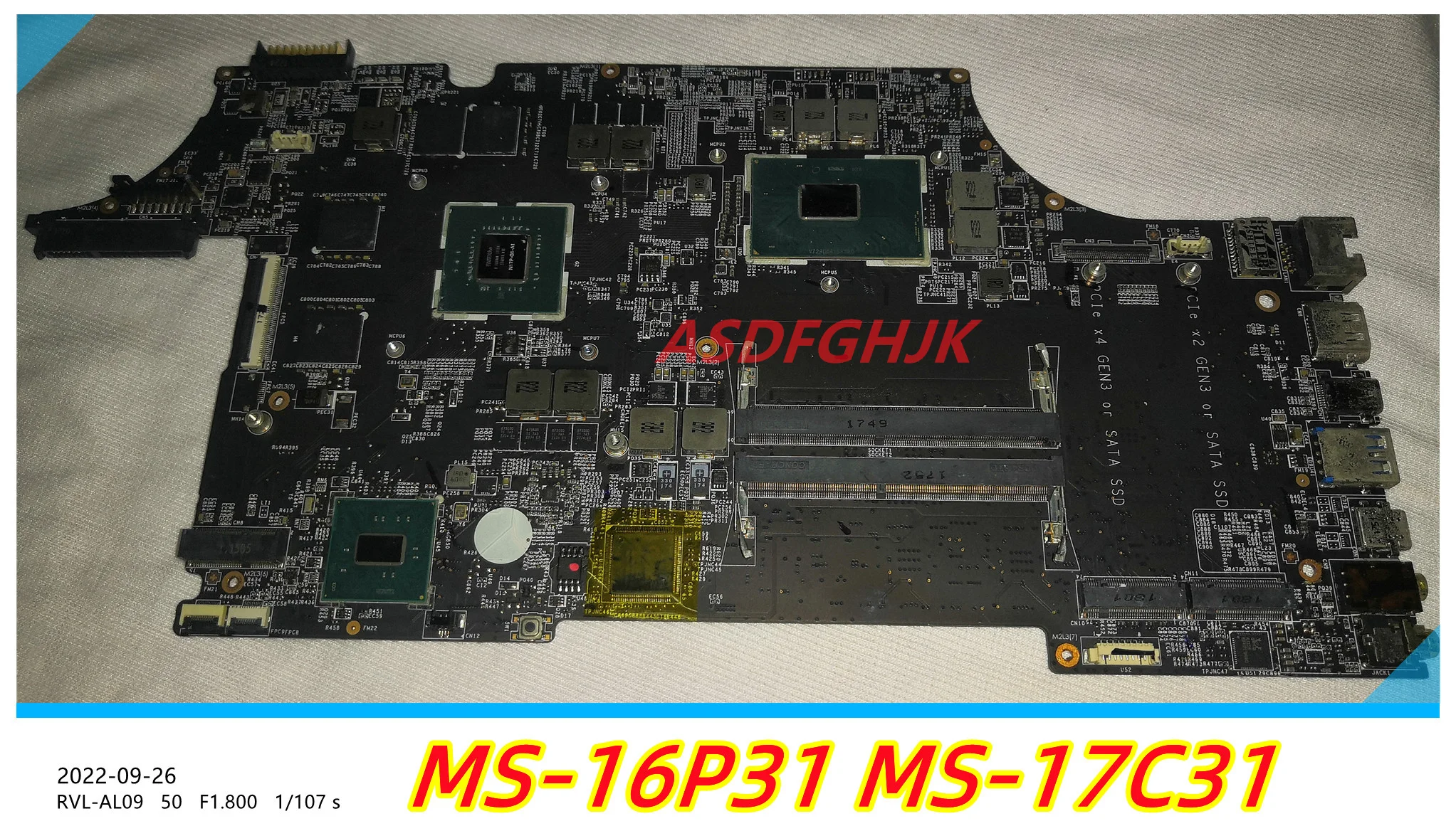 

Оригинальная планшетофон для MSI MS-16P31 GE73 GE73VR GE63 GL63 GL73 WE63