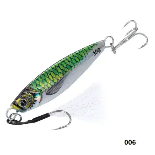 Hunthouse Metal Jig Fishing Lure Sinking Slow Jigging 7g-80g Casting Hard Bait Saltwater Artificial Pike SeaBass Fish Tackle - Image 7