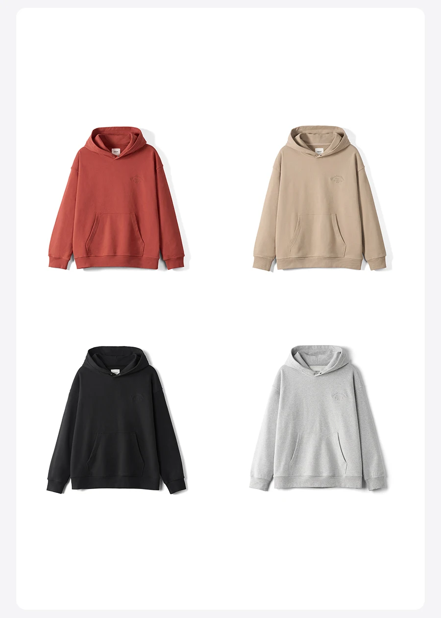 SIMWOOD 2026 Spring New Oversize 400gsm Carbon Peached Fabrics Letter Embroidery Hoodies High Quality Sweatshirts