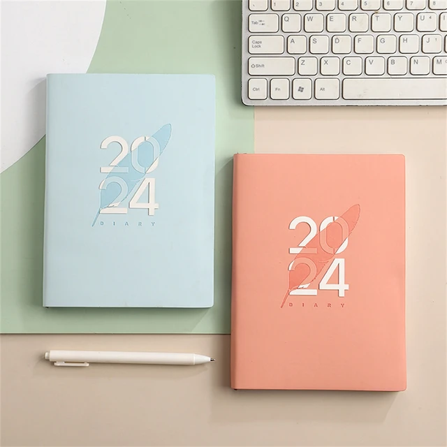 2024 Planner Notebook Kawaii Notepad Daily Planner Journal Schedule Agenda  Organizer Weekly Monthly Stationery School Supplies - AliExpress