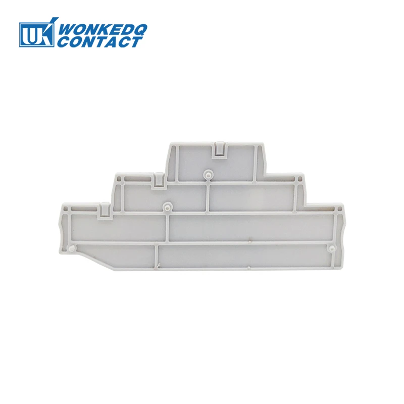D-PT 1.5-3L Terminal Cover Plate For PT1.5 3 Level Connector Din Rail Termin Blocks Accessories D-PT1.5-3L Plug End Cover 1Pc