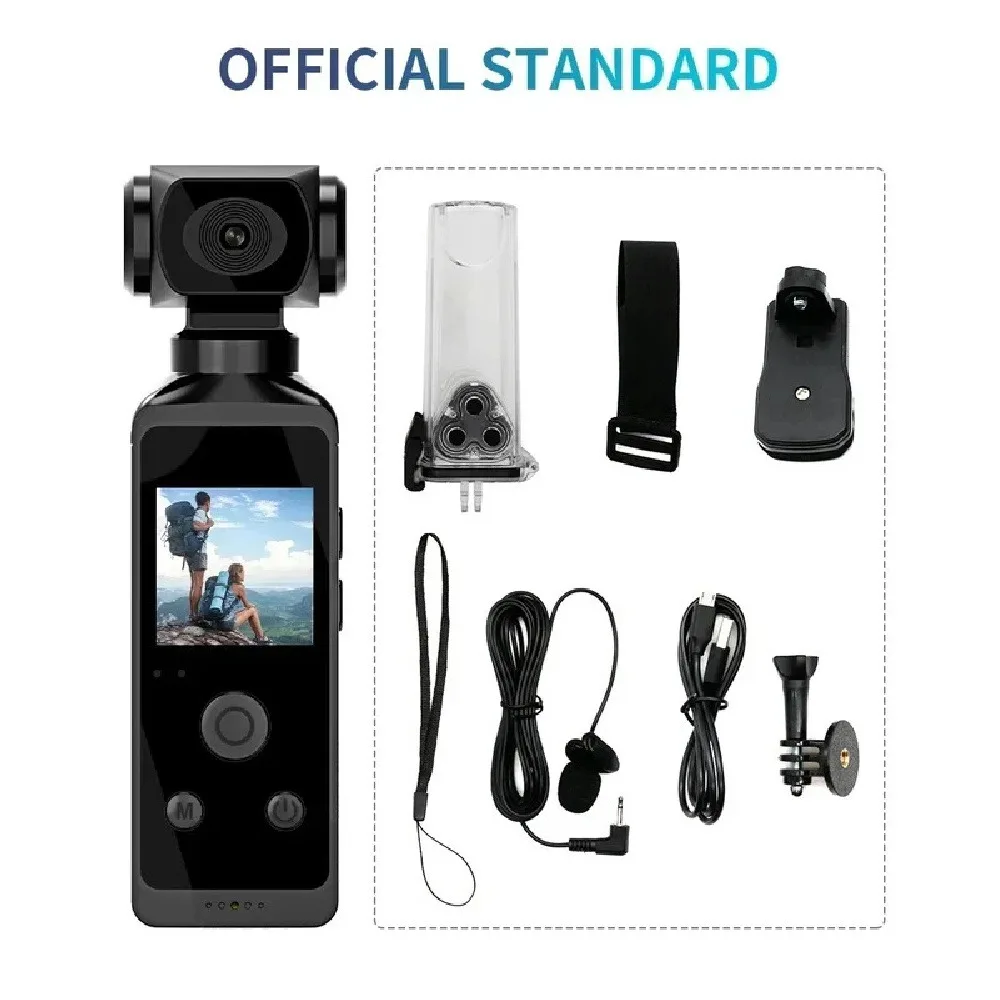 Mini Caméra Sport 1080p avec Stabilisateur - Sans Carte ou 32GB