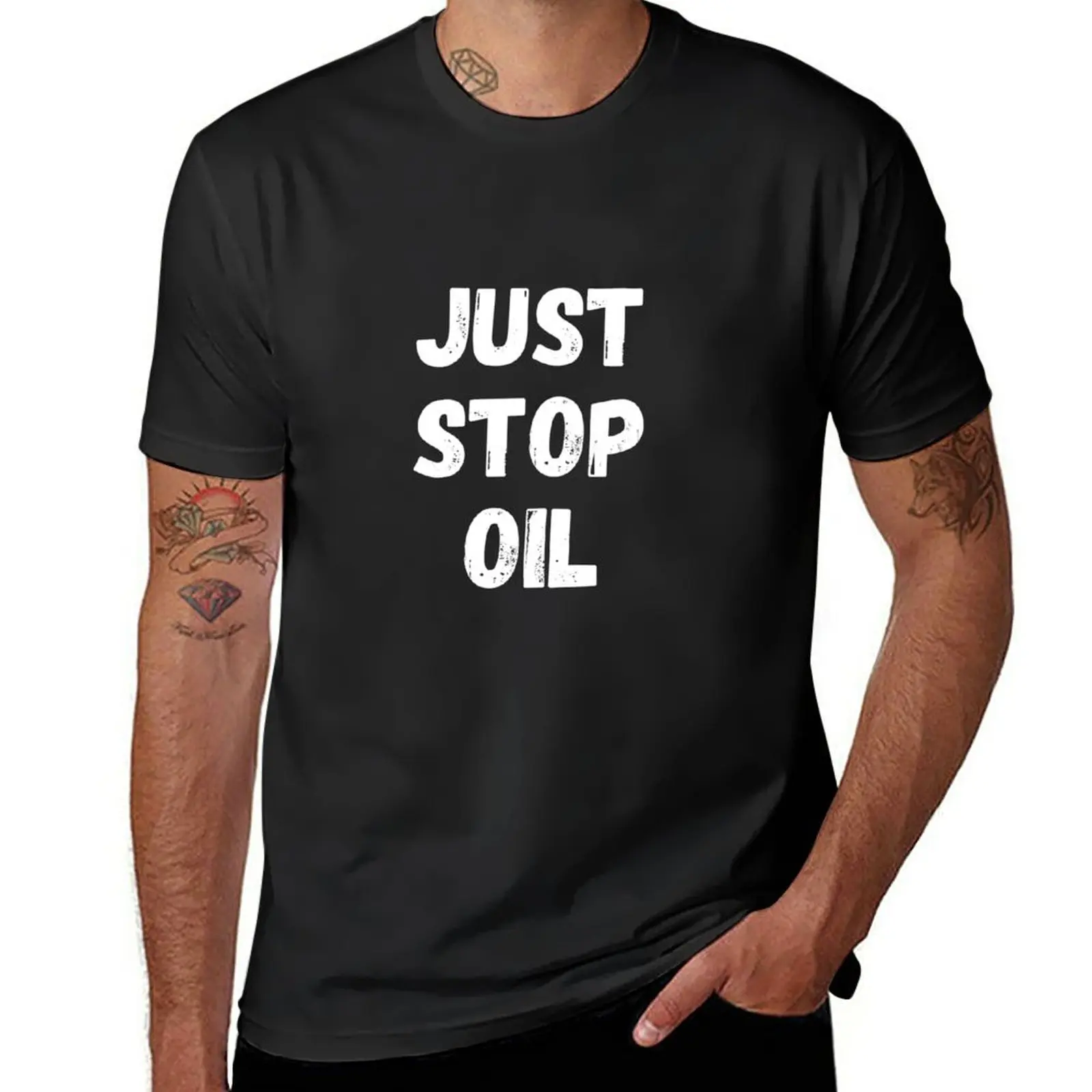 

New Just Stop Oil T-Shirt boys white t shirts black t shirt t shirts for men