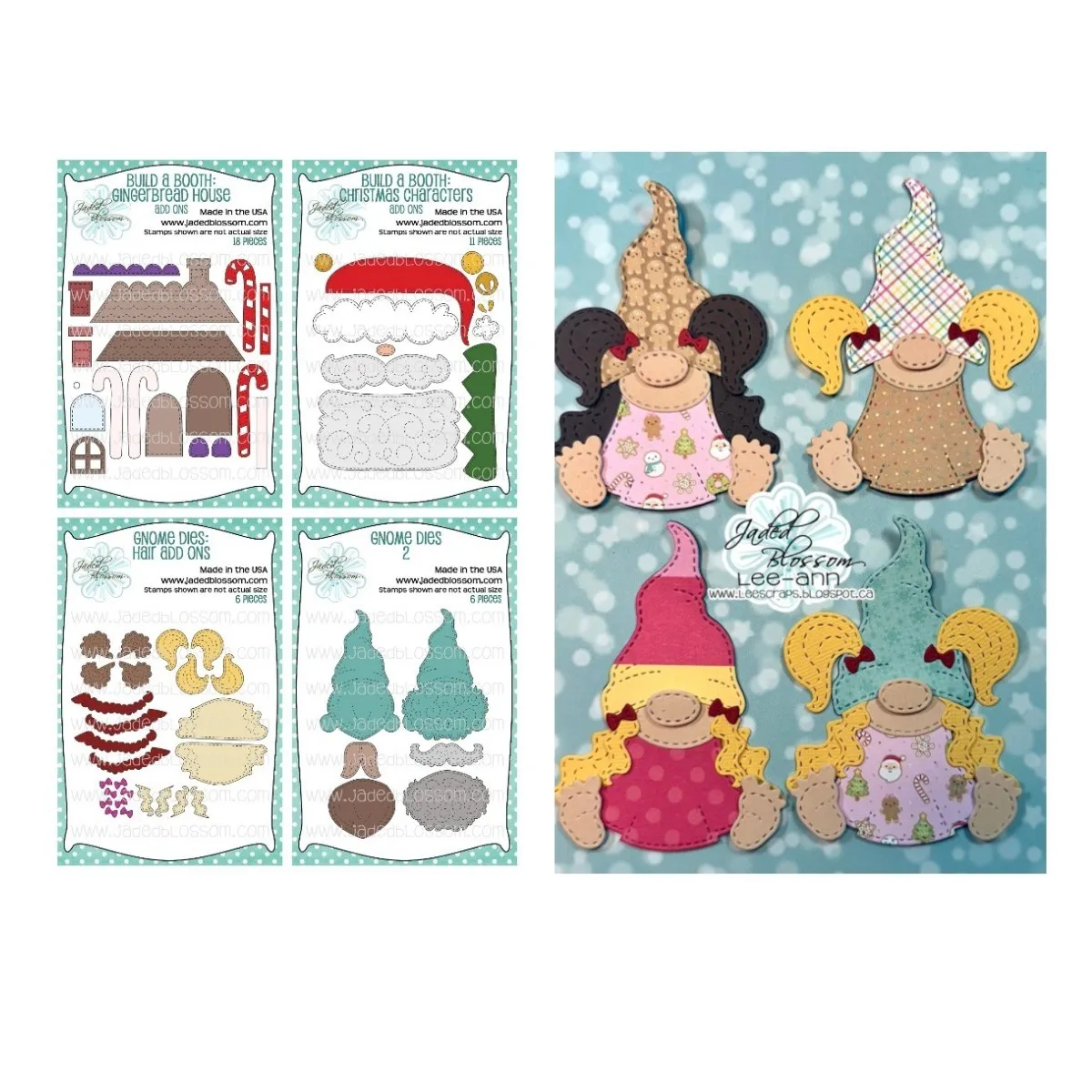 

Christmas Characters Gingerbread House Gnome Metal Cutting Dies Stamps Scrapbooking Diary Decoration Stencil Embossing Diy