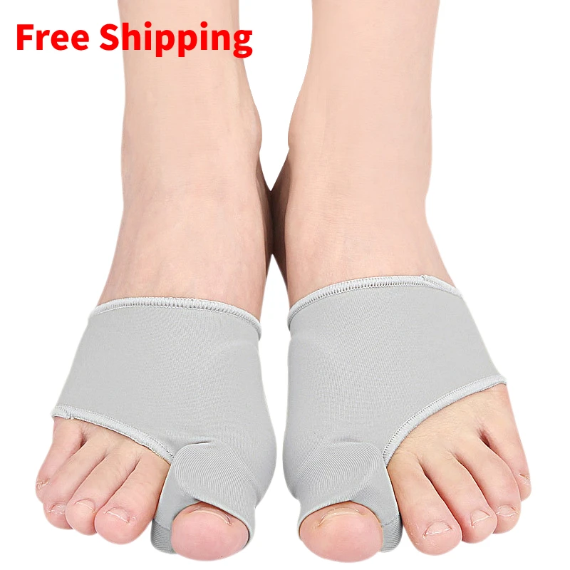 

16pieces=8pairs Silicone Gel Feet Care Straighter Protector Hallux Valgus Corrector Toe Spacer Pedicure Socks Adjuster Separator