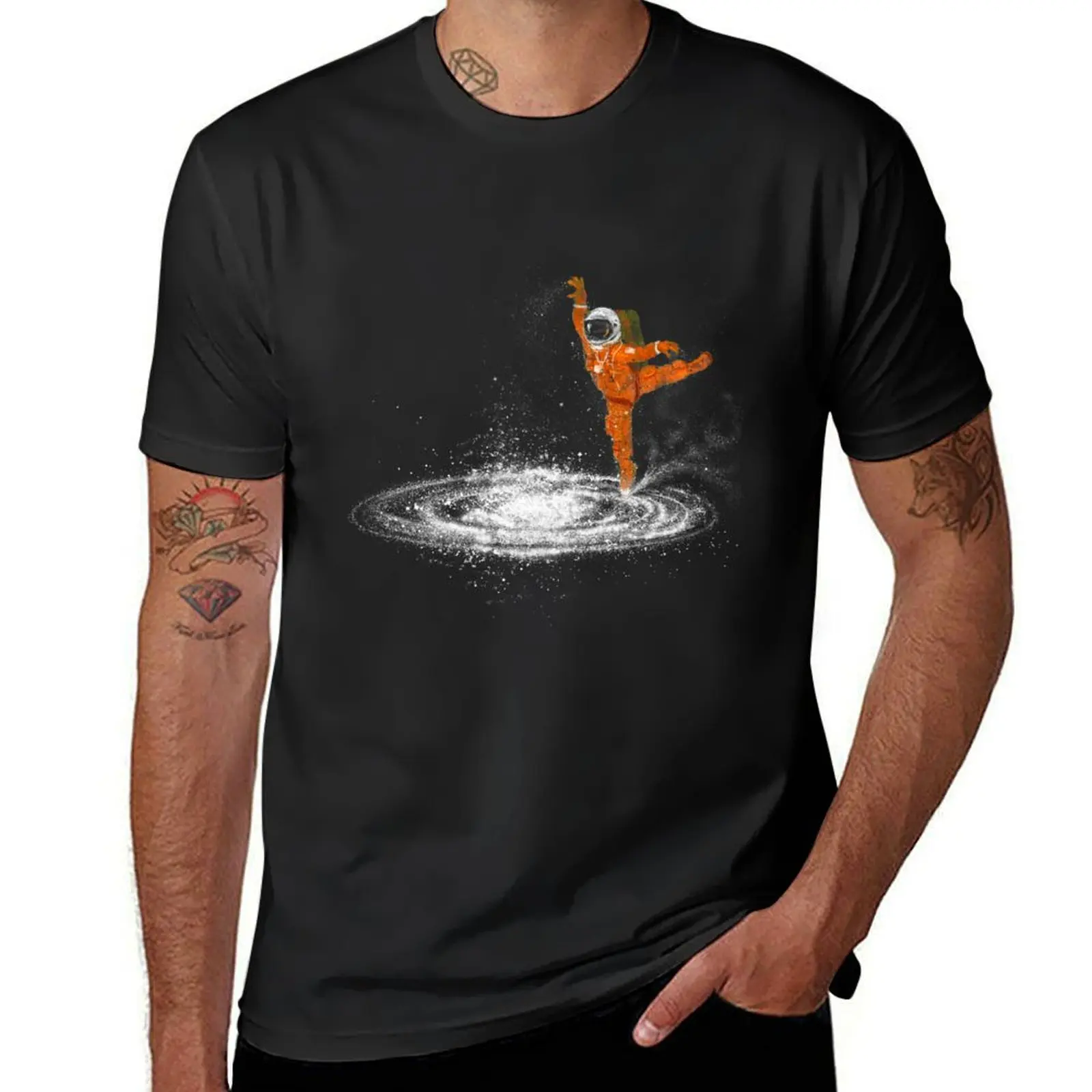 

Space Dance T-Shirt Blouse tees mens white t shirts