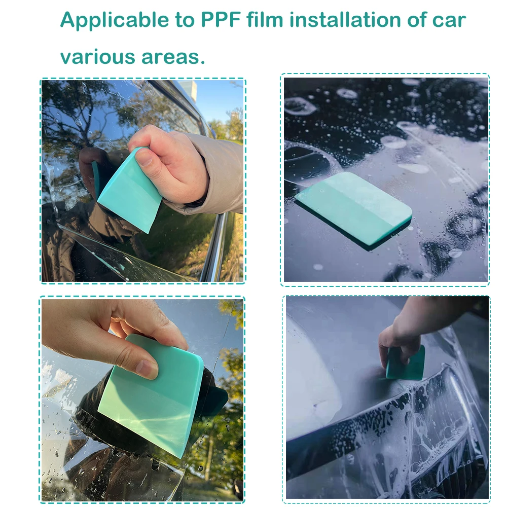Tofar Fenster Tönung Film Werkzeuge ppf Rakel Set Autolack schützen Installation Schaber Vinyl Wrap Reinigung Gummi Wasser wischer – Detail 7