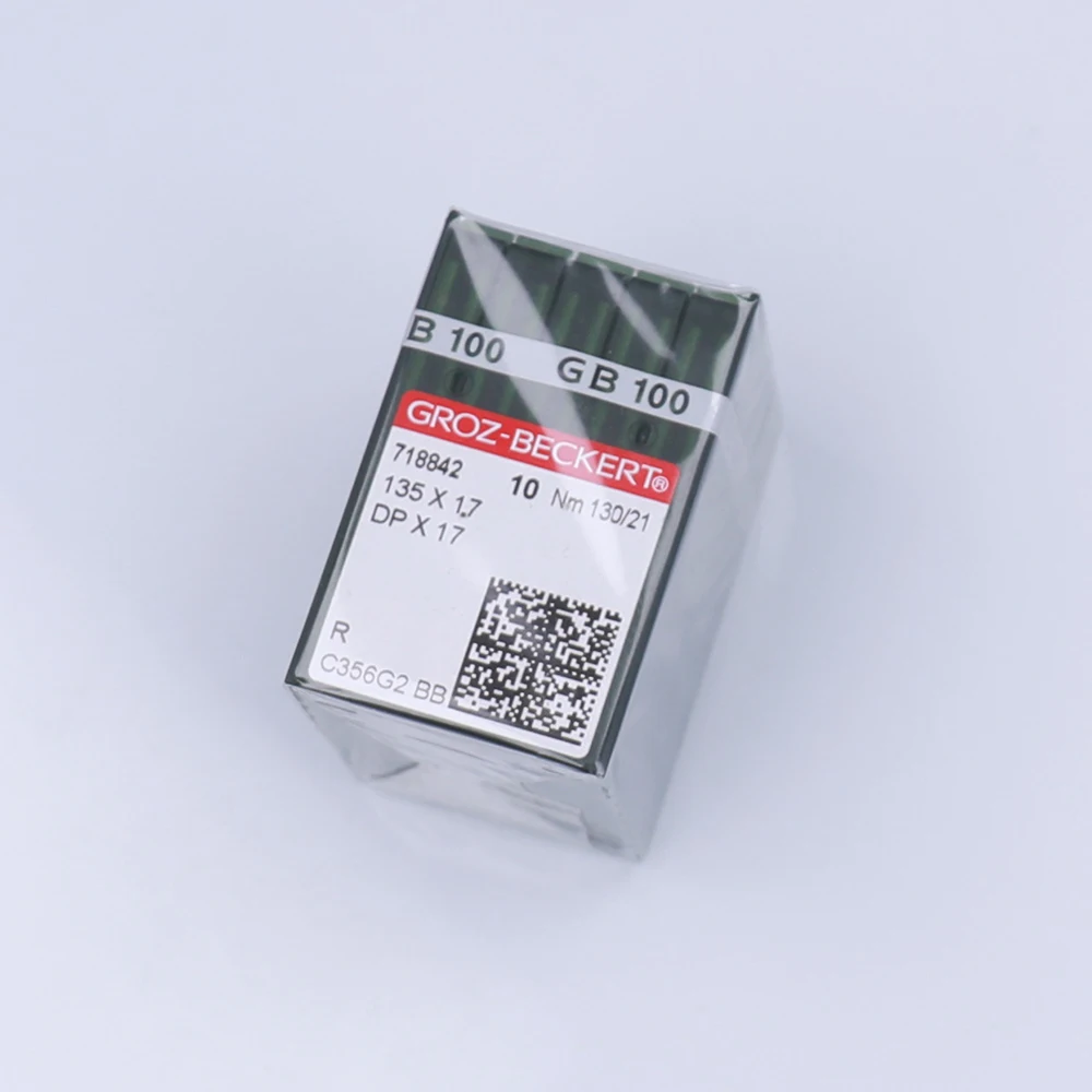 100 PCS Sewing Machine Needles GROZ-BECKERT DPX17135X17 GEBEDUR Heat Proof Titanium Needle For Buttonhole Bar Tacking Machine 4
