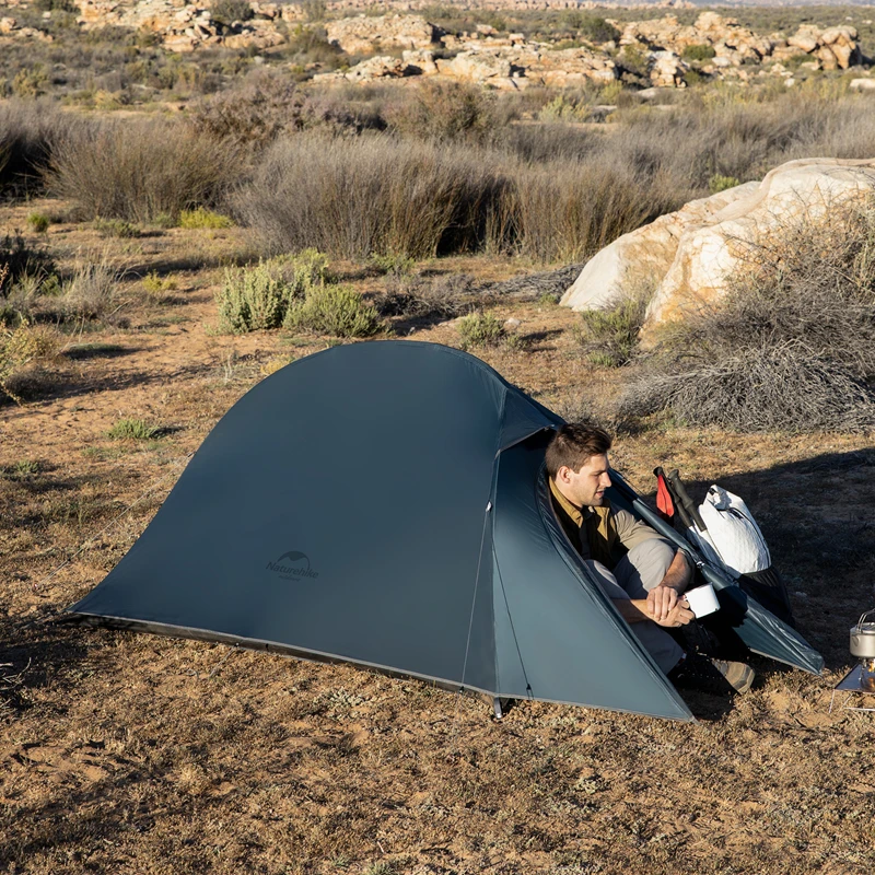 Naturehike Camping Tent Ultralight Portable Cloud Up Upgrade 1 Person Shelter Tent Folding Backpack Waterproof Travel Beach