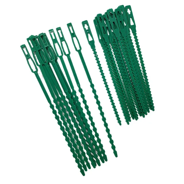 Újrafelhasználható 13,5/17,5 Cm Műanyag Növényi Tartó Klipek Bilincsek Növénytámogató Cserjék Rögzítőfa Reteszelő Nylon Állítható - Image 4