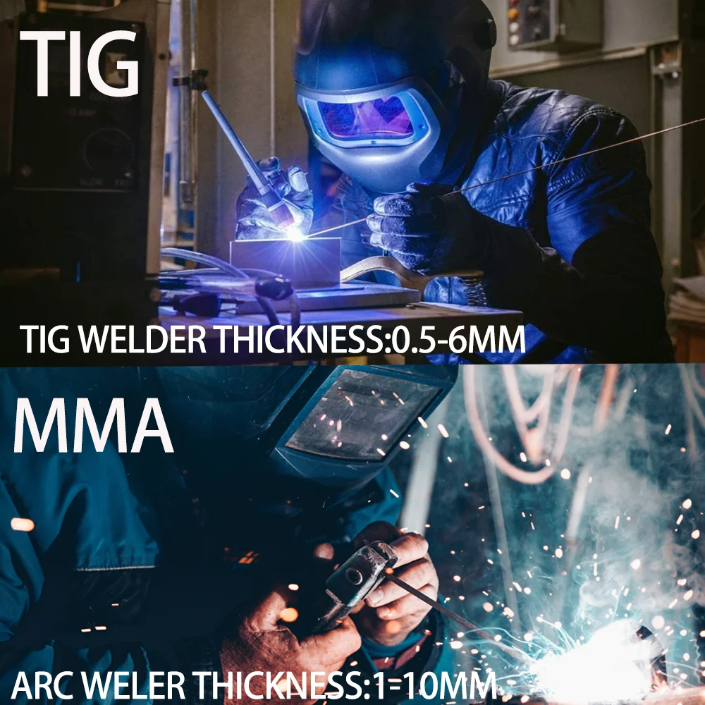 Tig Welding Machine IGBT HF DC Inverter Digital Welder Machine MMA TIG Welder Semi-automatic 2 in 1 Electric Argon Welding 3